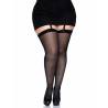 Leg avenue medias con costura trasera talla grande - 1