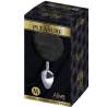 Plug Alive en espiral con pompón negro talla M, la caja