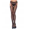 Leg avenue pantys de rejilla con aberturas plus - 1