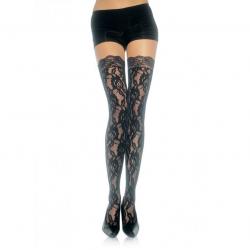 Leg avenue medias de encaje floral