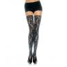 Leg avenue medias de encaje floral - 1