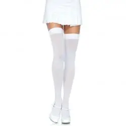 Leg avenue medias opacas blanco