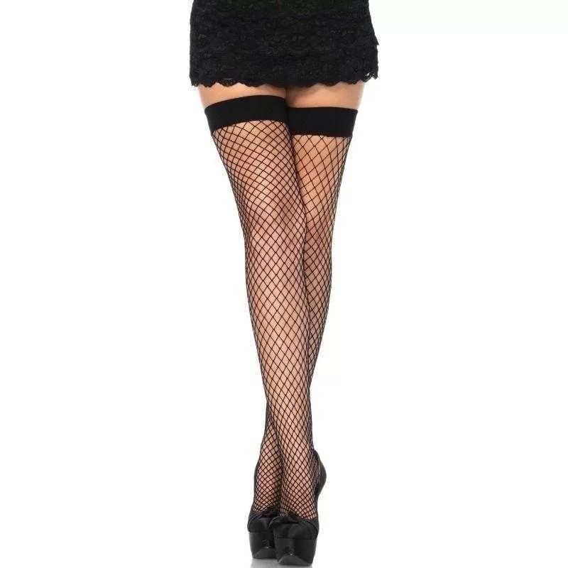 Leg avenue medias en red negras talla unica