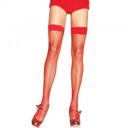 Leg avenue medias en red rojas talla unica