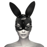 Coquette  mascara cuero vegano con orejas de conejo - 1