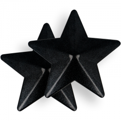 Coquette chic desire - cubre pezones estrellas negras