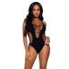 Leg avenue body tanga racerback talla unica - negro - 1