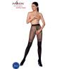 Medias Passion Tiopen 012 20/40 den en negro, modelo de frente