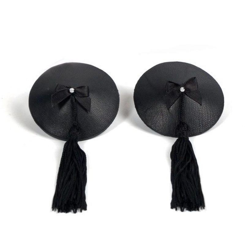 Bijoux burlesque cubrepezones negro