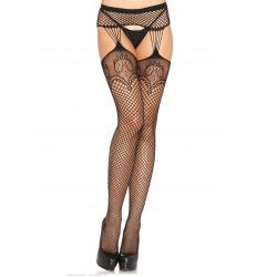 Leg avenue medias en red con ligueros