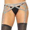 Leg avenue liguero lurex plateado talla unica - 1