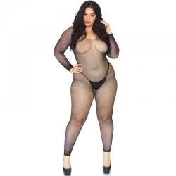 Leg avenue bodystocking en red con brillante 1x-2x