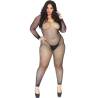 Leg avenue bodystocking en red con brillante 1x-2x - 1
