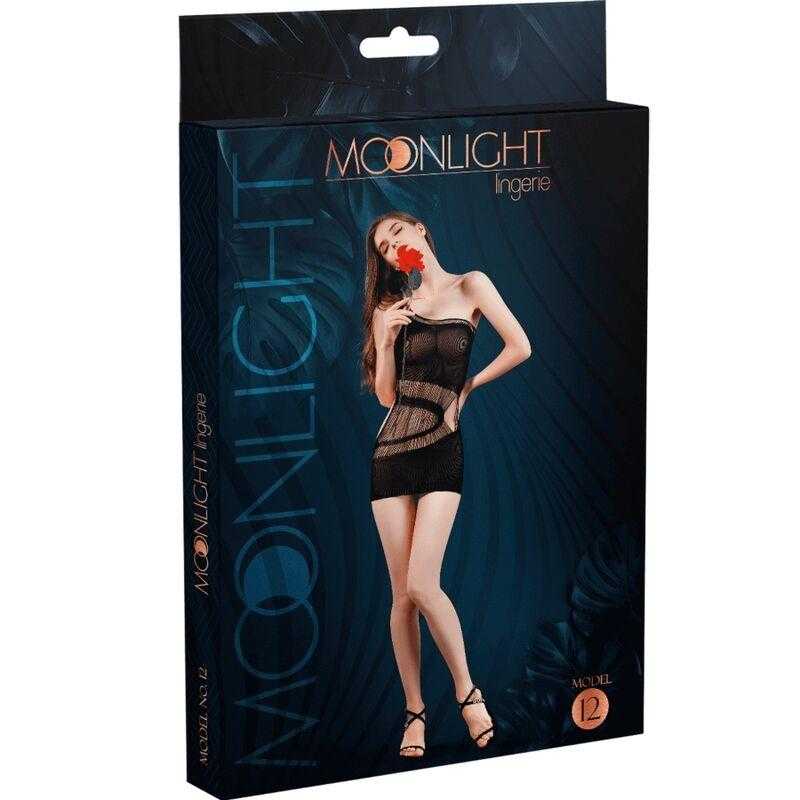 Moonlight - modelo 12 vestido negro talla unica