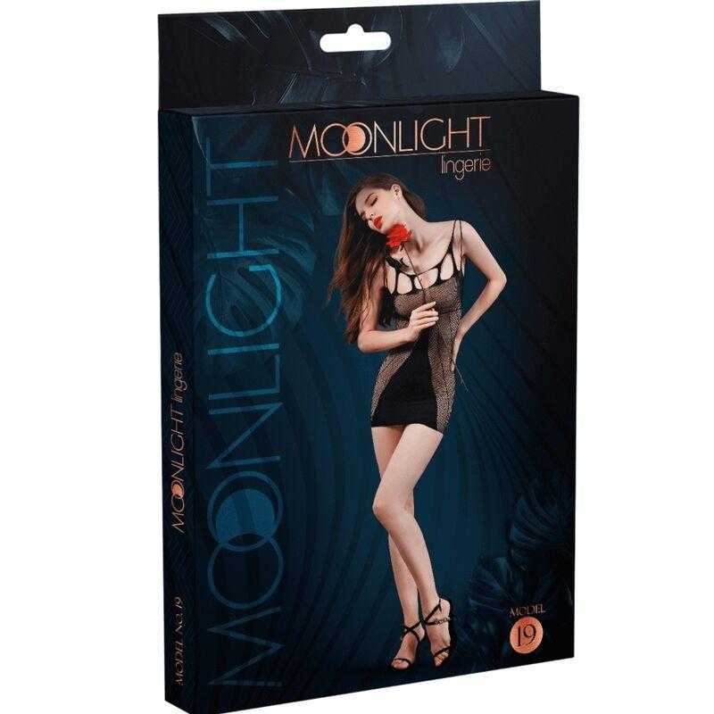 Moonlight - modelo 19 vestido negro talla unica