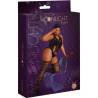 Bodystocking plus size Moonlight modelo 2, caja con la modelo