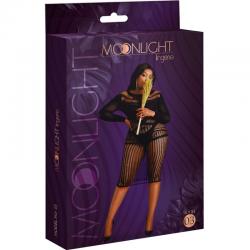 Moonlight - modelo 3 vestido negro talla unica / plus size