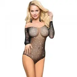 Subblime teddy manga larga en cuerpo de red s/m