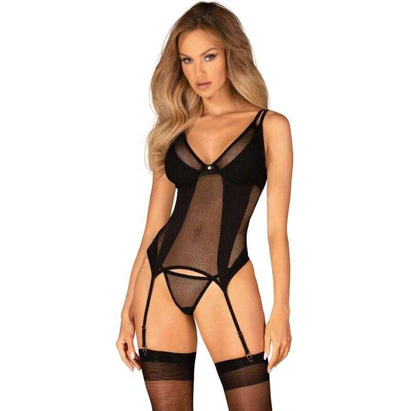 Obsessive - nesari corset & tanga xs/s Obsessive - nesari corset & tanga xs/s