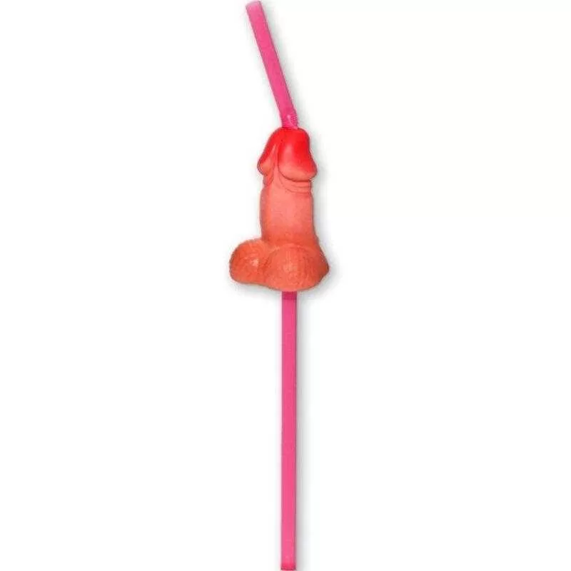 Diablo picante - bolsa 5 pajitas pene grande natural