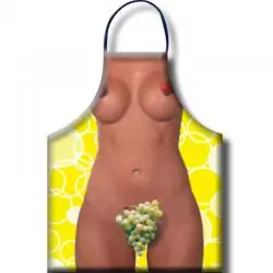 Diablo picante - delantal uvas mujer