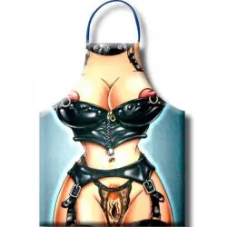 Diablo picante - delantal sado mujer