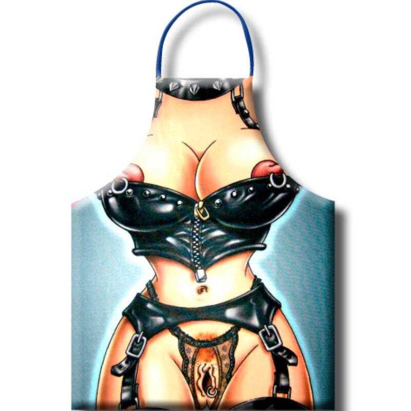 Diablo picante - delantal sado mujer