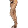 Leg avenue - medias de red crotchless negro - 4