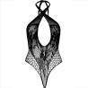 Leg avenue - teddy halter con encaje negro - 6