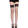 Leg avenue - medias de red & encaje negro - 1
