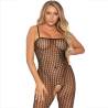 Leg avenue - bodystocking crochet negro - 1
