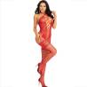 Leg avenue - bodystocking cuello halter red corazones rojo - 5