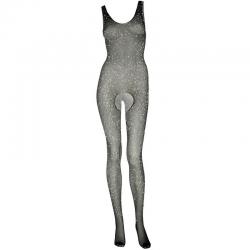 Leg avenue bodystocking con abertura y brillantes t.u