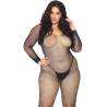 Leg avenue bodystocking en red con brillante 1x-2x - 3
