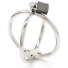 Metal hard criss cross esposa restricciones de acero inox - 1
