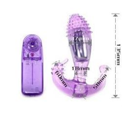 Estimulador lila vaginal y anal con vibracion