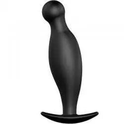 Pretty love plug anal silicona 11.7 cm negro