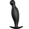 Pretty love plug anal silicona 11.7 cm negro - 1