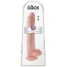 King cock pene  con testiculos 35.6 cm color natural - 2