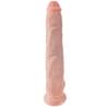 King cock pene  con testiculos 35.6 cm color natural - 4