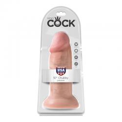 King cock dildo realistico chubby 25.4 cm