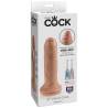 King cock dildo realistico uncut natural 17 cm - 4