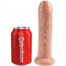 King cock dildo realistico uncut natural 21 cm