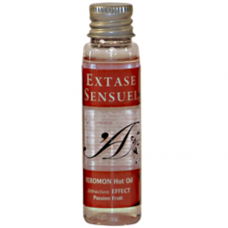 Extase sensuel - aceite masaje efecto calor con feromonas fruta de la pasion viaje 35 ml