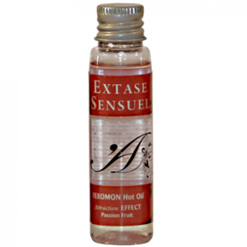 Extase sensuel - aceite masaje efecto calor con feromonas fruta de la pasion viaje 35 ml