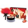 Shunga - kit polvos de masaje comestible fresa - 1