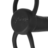 Mythology - cobi onyx dildo anal con anillos para pene y testículos 13 cm - 4