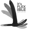 Mythology - cobi onyx dildo anal con anillos para pene y testículos 13 cm - 5