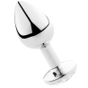 Secretplay plug anal aluminio  transparente 7cm - 1