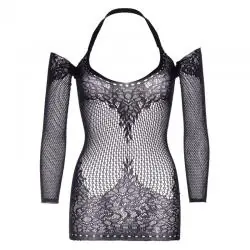 Leg avenue - minivestido de encaje y red talla unica